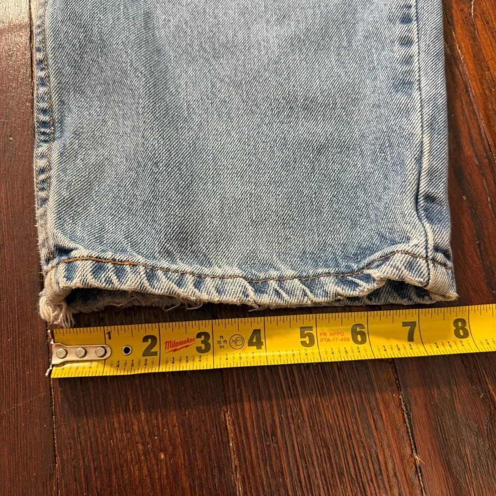 Vintage Levis 560 Jeans Mens 38x32 Blue Loose Fit Tapered Distress‎ Fade 90s Y2K